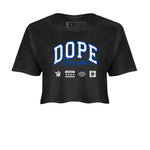 1s Game Royal shirts to match jordans Dope Dreams sneaker match tees Air Jordan 1 Game Royal SNRT Sneaker Release Tees unisex cotton Black 2 Crop Shirts