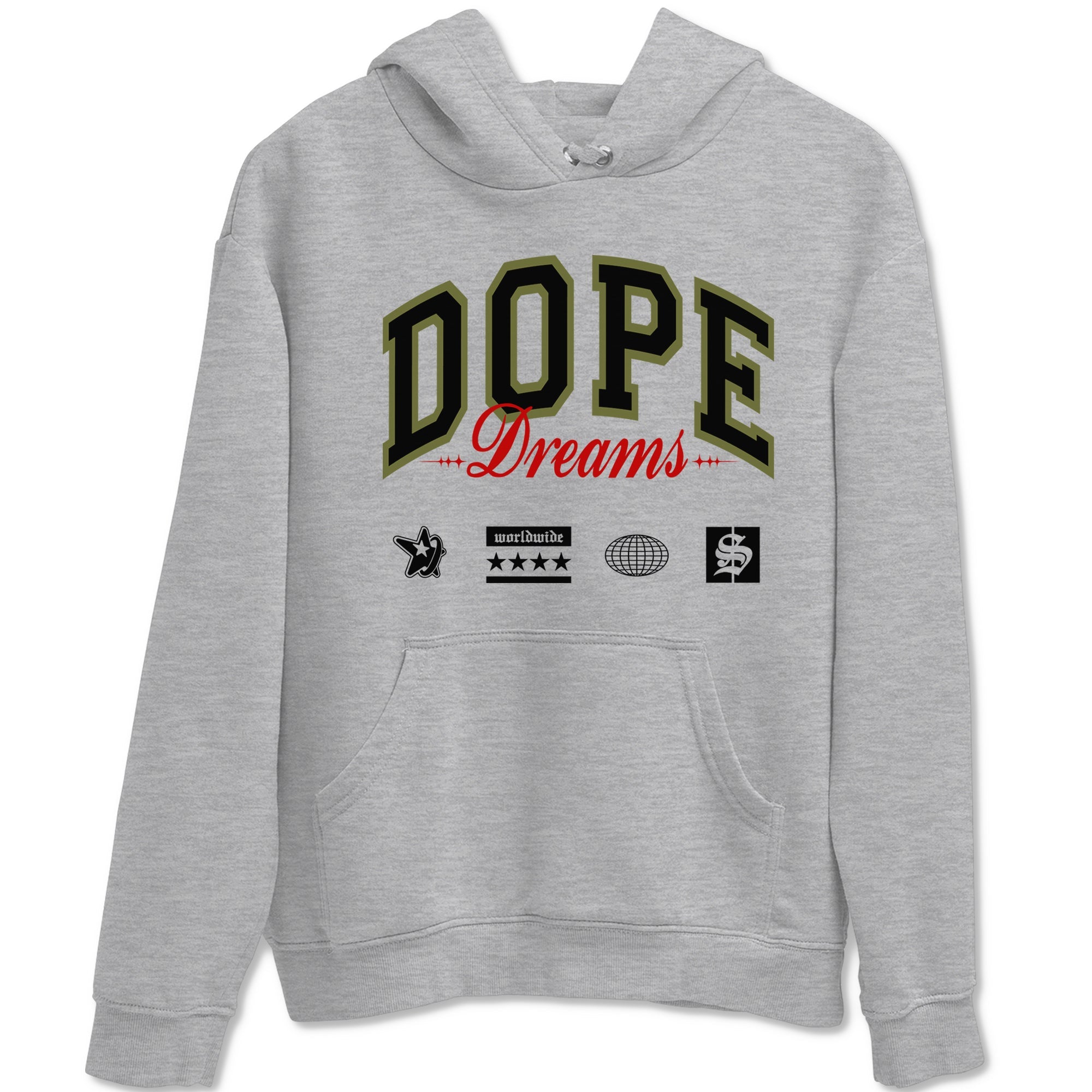 Jordan 1 Olive t shirts to match sneakers Dope Dreams sneaker match tees Air Jordan 1 Low x Travis Scott Reverse Olive tee SNRT Sneaker Tees unisex cotton Heather Grey 2 shirts