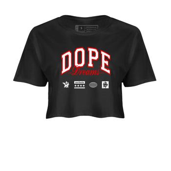 11s Bred Velvet shirts to match jordans Dope Dreams sneaker match tees Air Jordan 11 Bred Velvet SNRT Sneaker Release Tees unisex cotton Black 2 Crop Shirts