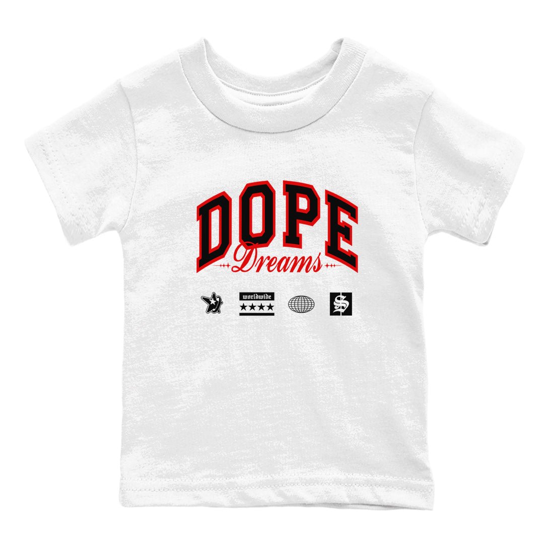 11s Bred Velvet shirts to match jordans Dope Dreams sneaker match tees Air Jordan 11 Bred Velvet SNRT Sneaker Release Tees Youth Baby White 2 crew neck shirts