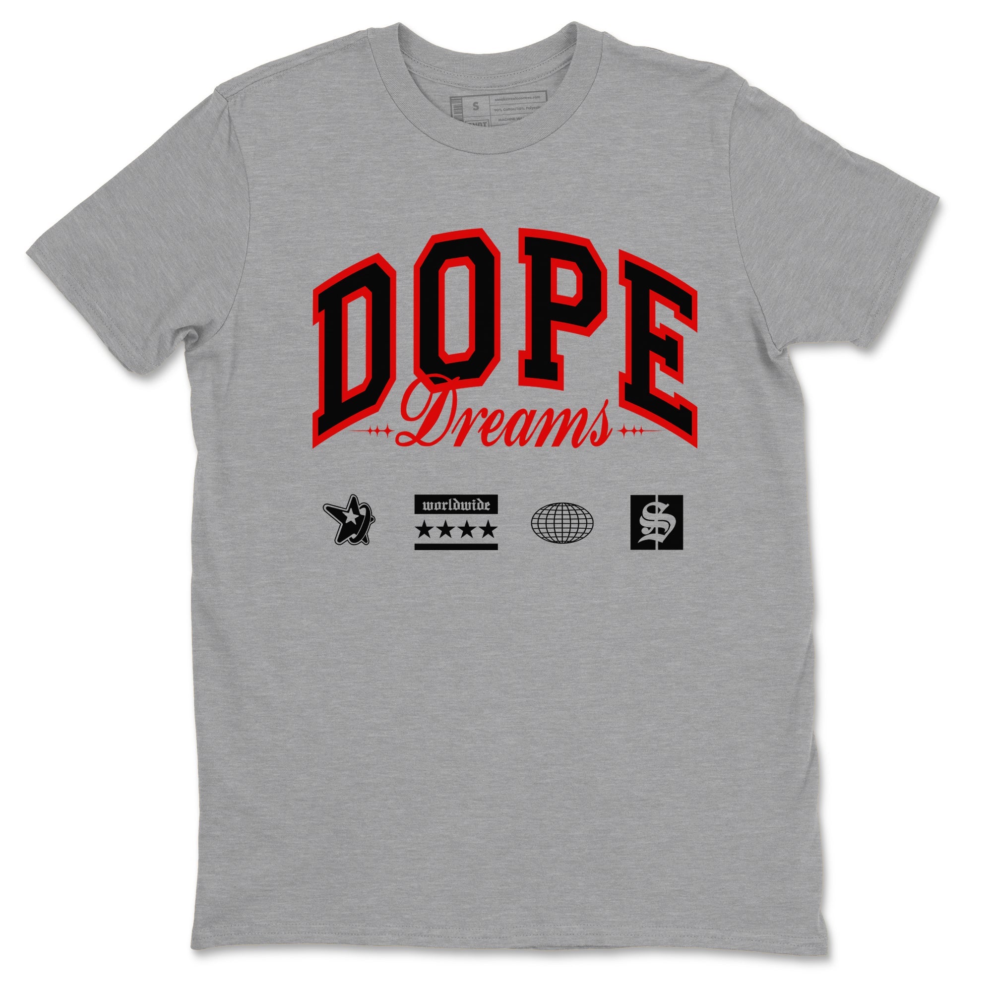 11s Bred Velvet shirts to match jordans Dope Dreams sneaker match tees Air Jordan 11 Bred Velvet SNRT Sneaker Release Tees unisex cotton Heather Grey 2 crew neck shirts