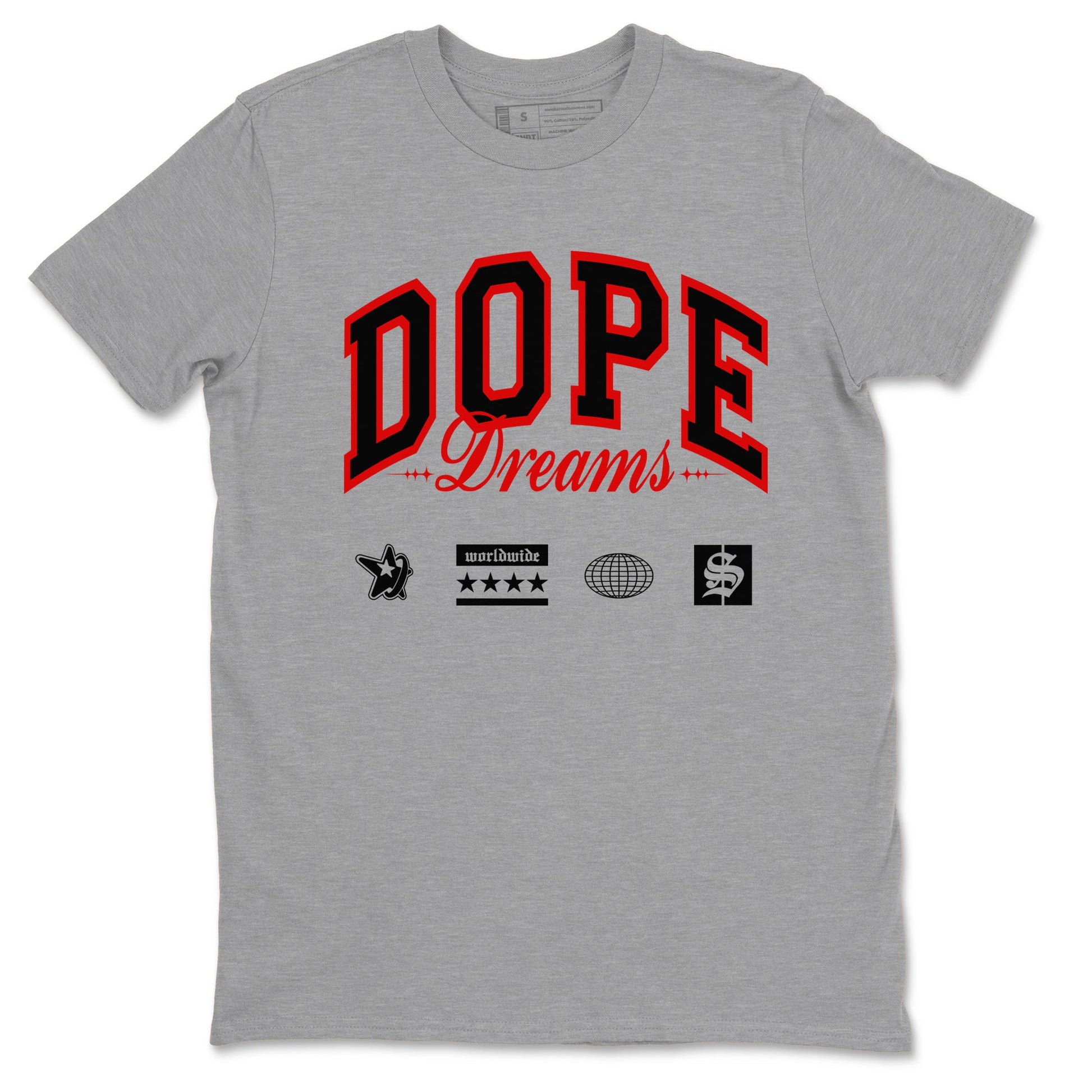 11s Bred Velvet shirts to match jordans Dope Dreams sneaker match tees Air Jordan 11 Bred Velvet SNRT Sneaker Release Tees unisex cotton Heather Grey 2 crew neck shirts
