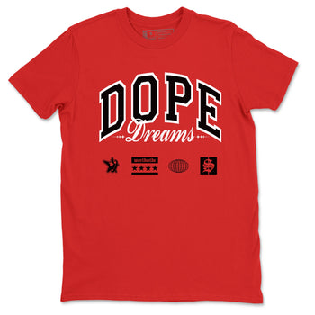 11s Bred Velvet shirts to match jordans Dope Dreams sneaker match tees Air Jordan 11 Bred Velvet SNRT Sneaker Release Tees unisex cotton Red 2 crew neck shirts