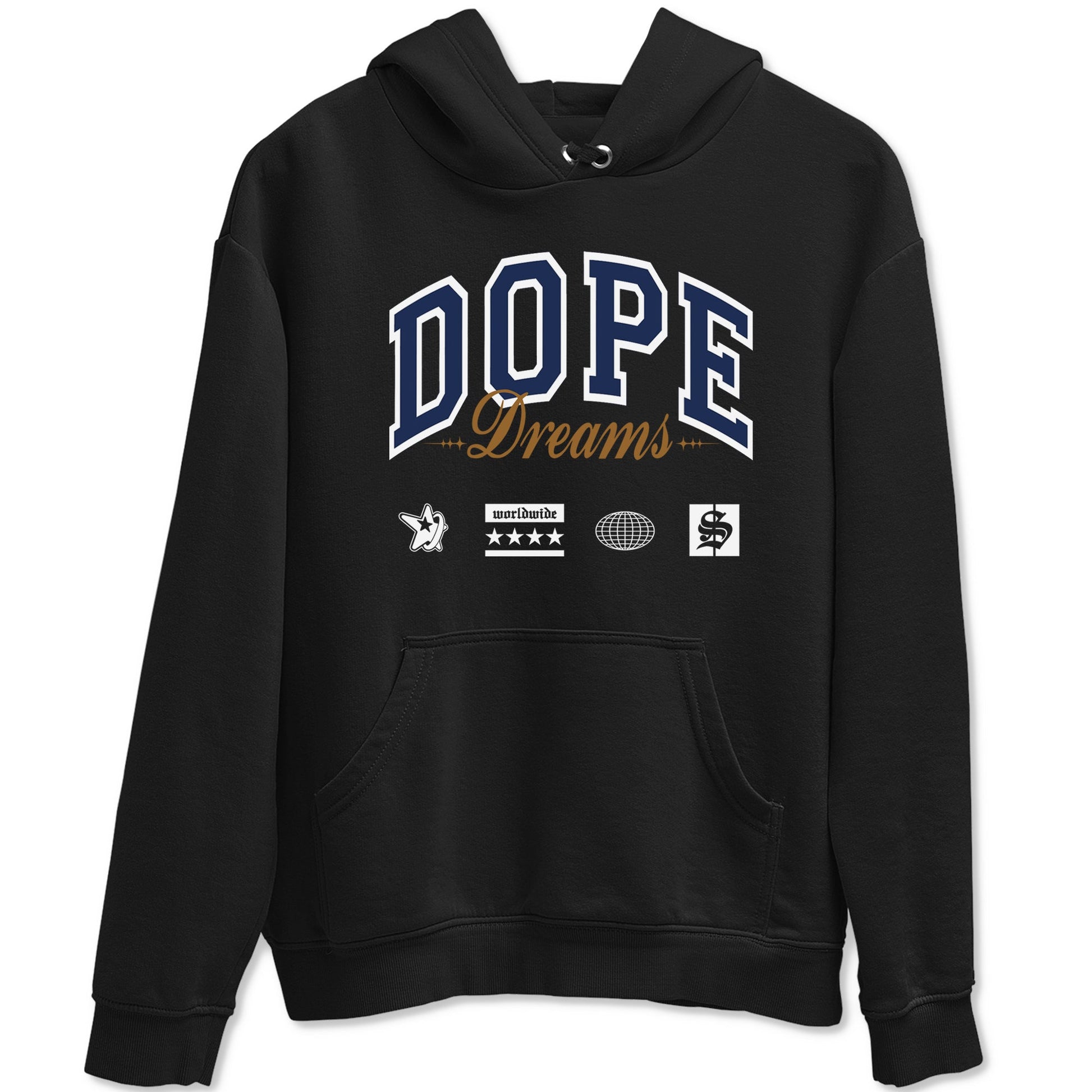 13s Midnight Navy shirts to match jordans Dope Dreams sneaker match tees Air Jordan 13 Midnight Navy SNRT Sneaker Release Tees unisex cotton Black 2 crew neck shirts