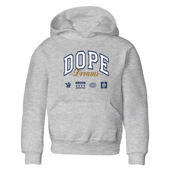 13s Midnight Navy shirts to match jordans Dope Dreams sneaker match tees Air Jordan 13 Midnight Navy SNRT Sneaker Release Tees Youth Baby Heather Grey 2 crew neck shirts