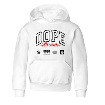 Air Jordan 14 Black Toe t shirts to match sneakers Dope Dreams sneaker match tees 14s Black Toe sneaker match tee SNRT Sneaker Tees Youth Baby White 2 tee