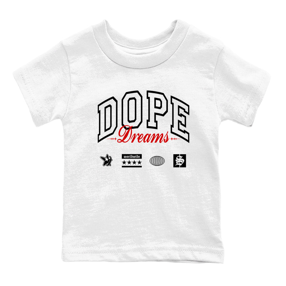 Air Jordan 14 Black Toe t shirts to match sneakers Dope Dreams sneaker match tees 14s Black Toe sneaker match tee SNRT Sneaker Tees Youth Baby White 2 tee