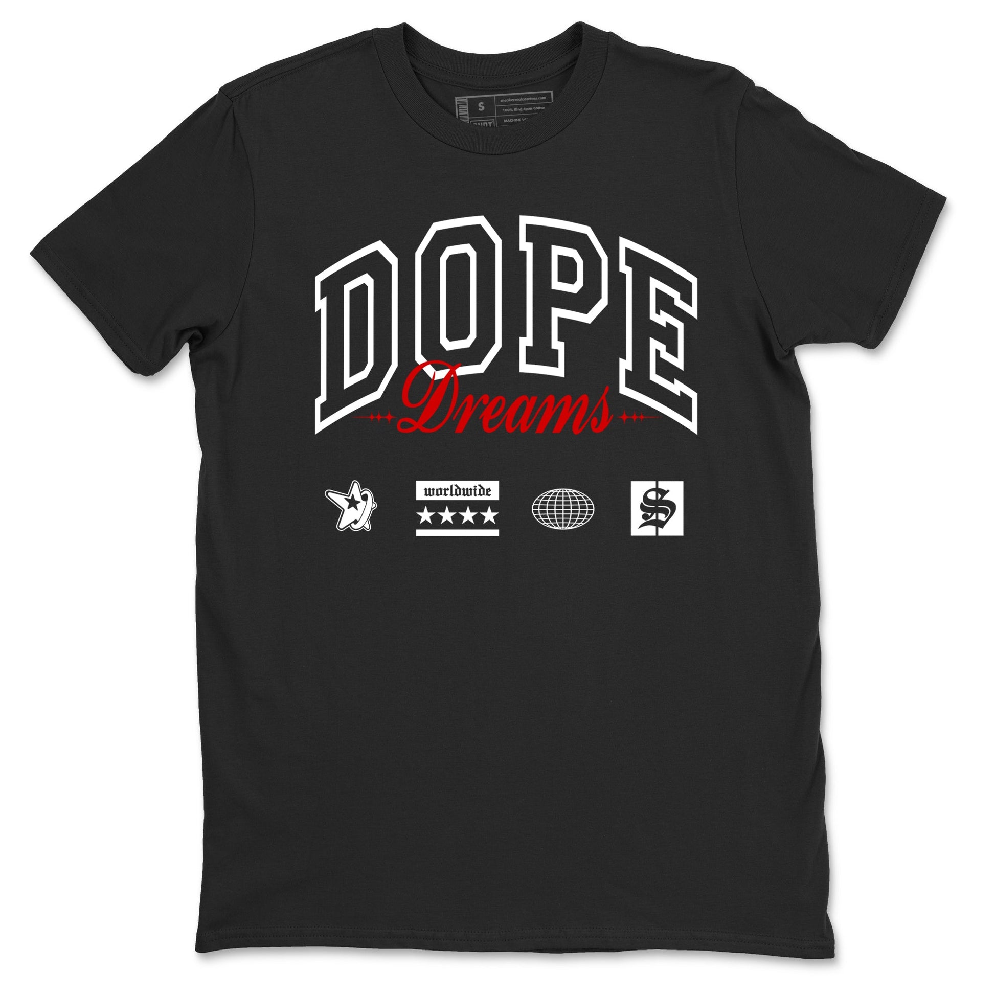 Air Jordan 14 Black Toe t shirts to match sneakers Dope Dreams sneaker match tees 14s Black Toe sneaker match tee SNRT Sneaker Tees unisex cotton Black 2 shirts