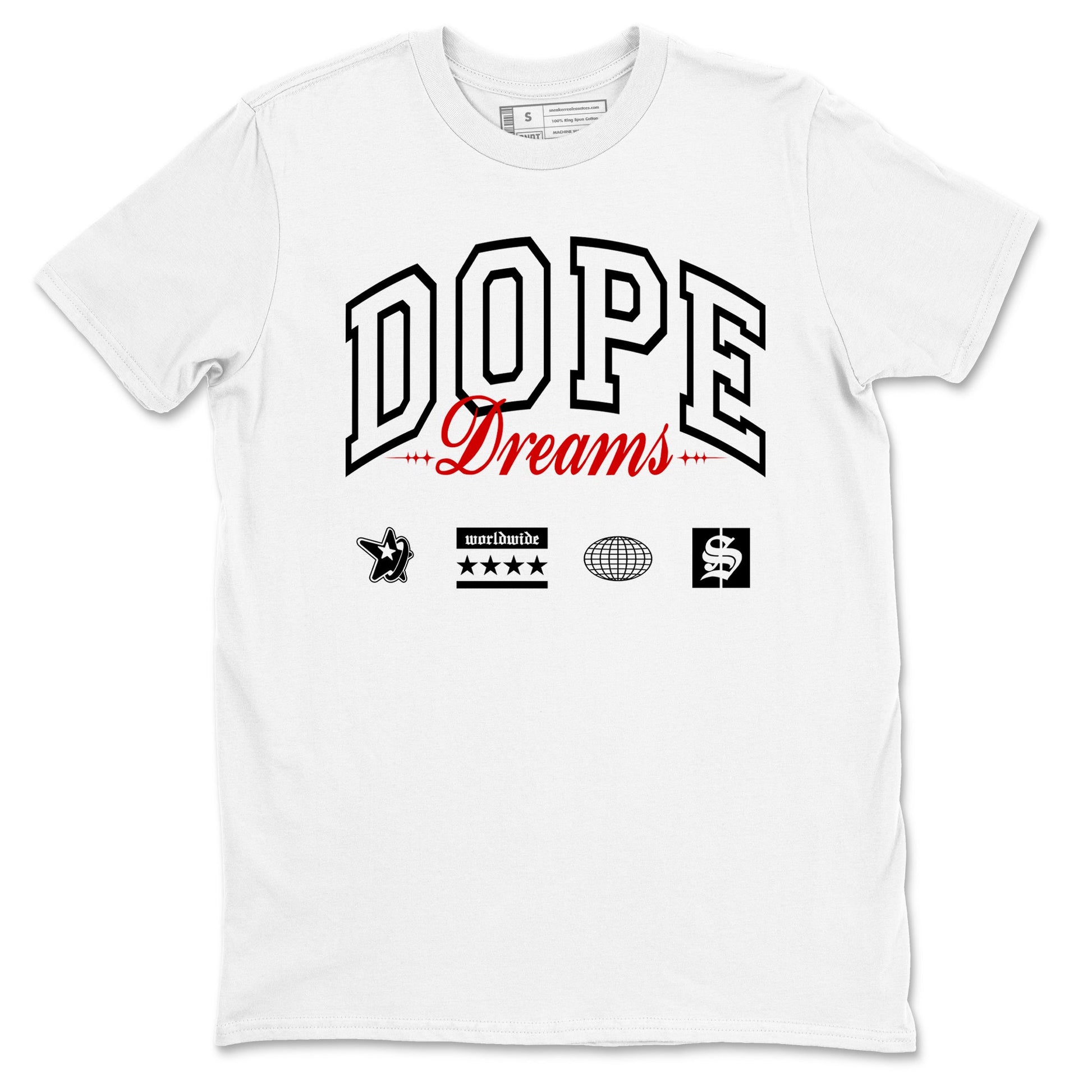 Air Jordan 14 Black Toe t shirts to match sneakers Dope Dreams sneaker match tees 14s Black Toe sneaker match tee SNRT Sneaker Tees unisex cotton White 2 shirts