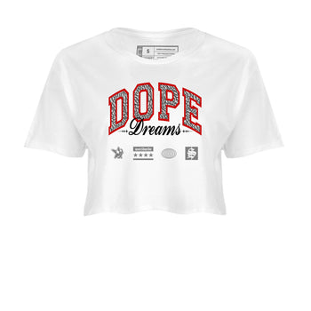 3s Black Cement shirts to match jordans Dope Dreams sneaker match tees Air Jordan 3 Retro OG Black Cement match shoes to clothes SNRT Sneaker Tees unisex cotton White 2 crop tee