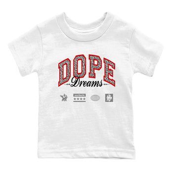 3s Black Cement shirts to match jordans Dope Dreams sneaker match tees Air Jordan 3 Retro OG Black Cement match shoes to clothes SNRT Sneaker Tees Youth Baby White 2 tee