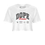 3s Cement Grey shirts to match jordans Dope Dreams sneaker match tees Air Jordan 3 Cement Grey SNRT Sneaker Release Tees unisex cotton White 2 Crop Shirts