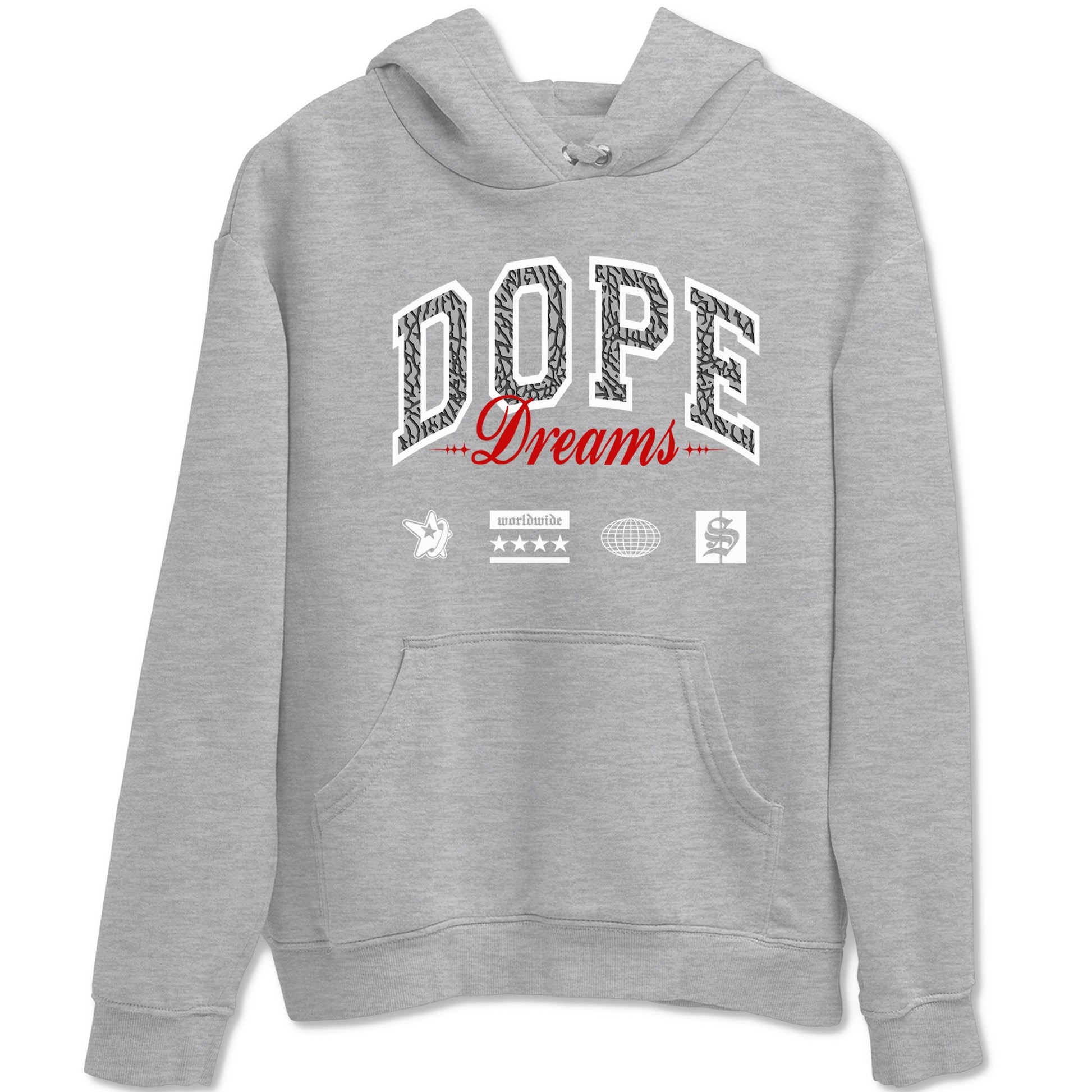 3s Cement Grey shirts to match jordans Dope Dreams sneaker match tees Air Jordan 3 Cement Grey SNRT Sneaker Release Tees unisex cotton Heather Grey 2 crew neck shirts