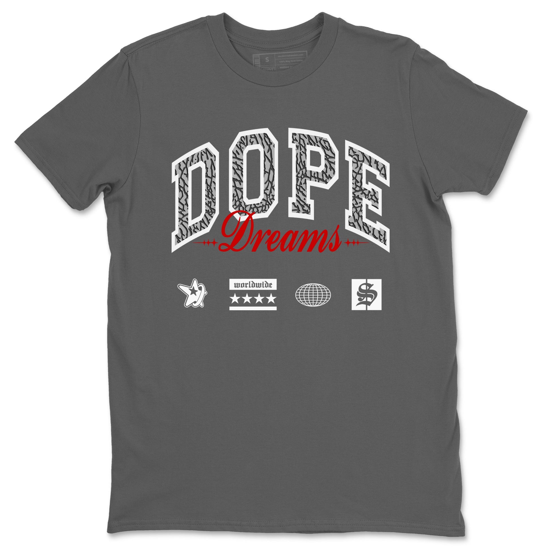 3s Cement Grey shirts to match jordans Dope Dreams sneaker match tees Air Jordan 3 Cement Grey SNRT Sneaker Release Tees unisex cotton Cool Grey 2 crew neck shirts