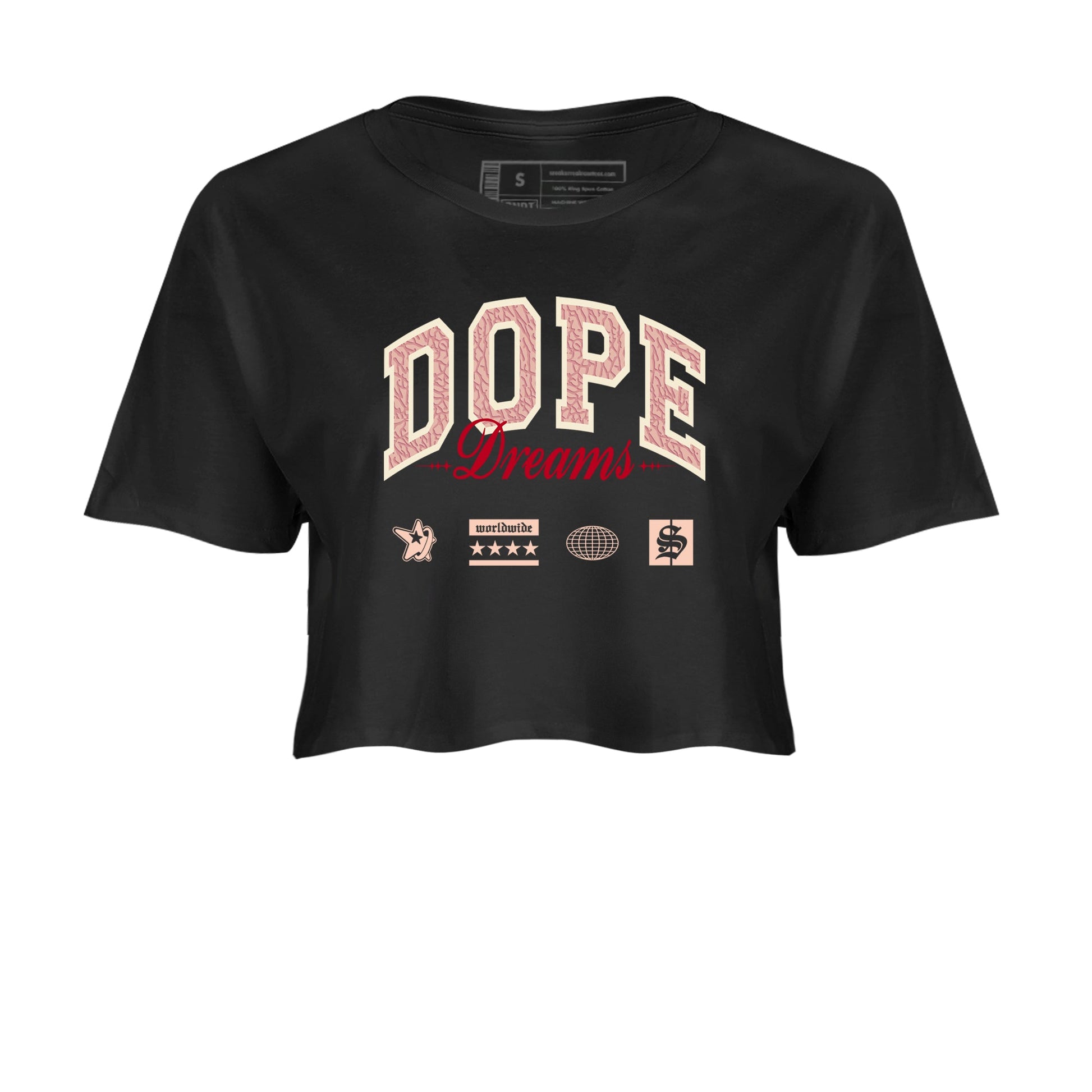 3s Valentines Day shirts to match jordans Dope Dreams best t shirts to wear with jordans Air Jordan 3 Valentines Day match shoes to clothes SNRT Sneaker Tees unisex cotton Black 2 crop tee