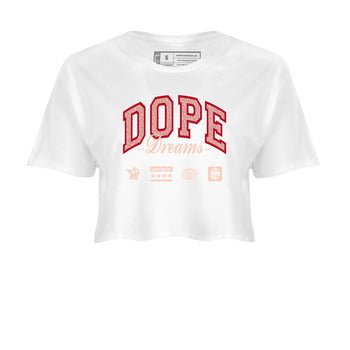 3s Valentines Day shirts to match jordans Dope Dreams best t shirts to wear with jordans Air Jordan 3 Valentines Day match shoes to clothes SNRT Sneaker Tees unisex cotton White 2 crop tee