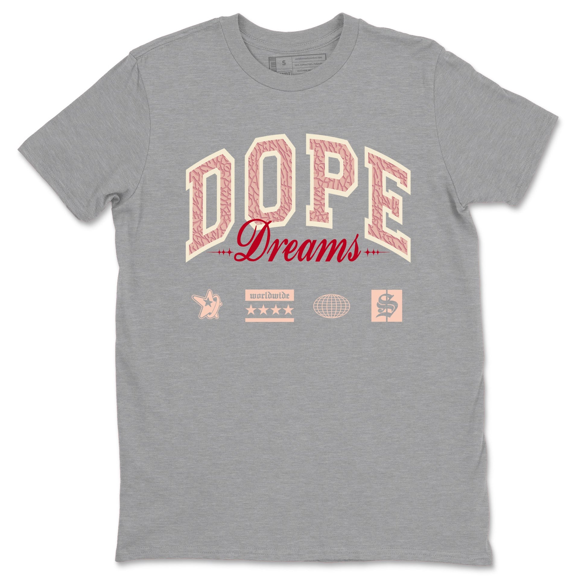 3s Valentines Day shirts to match jordans Dope Dreams best t shirts to wear with jordans Air Jordan 3 Valentines Day match shoes to clothes SNRT Sneaker Tees unisex cotton Heather Grey 2 shirts