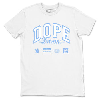 4s Forget Me Not shirts to match jordans Dope Dreams graphic tees Air Jordan 4 Forget Me Not match shoes to clothes SNRT Sneaker Tees unisex cotton White 2 shirts