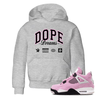 4s Retro Orchid shirts to match jordans Dope Dreams sneaker match tees Air Jordan 4 WMNS Orchid match shoes to clothes SNRT Sneaker Tees Youth Baby Heather Grey 1 tee
