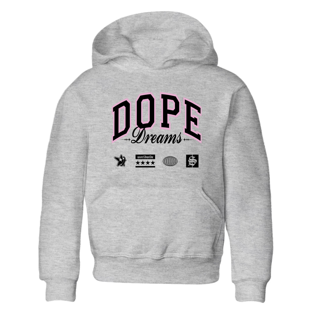 4s Retro Orchid shirts to match jordans Dope Dreams sneaker match tees Air Jordan 4 WMNS Orchid match shoes to clothes SNRT Sneaker Tees Youth Baby Heather Grey 2 tee