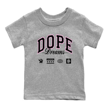 4s Retro Orchid shirts to match jordans Dope Dreams sneaker match tees Air Jordan 4 WMNS Orchid match shoes to clothes SNRT Sneaker Tees Youth Baby Heather Grey 2 tee