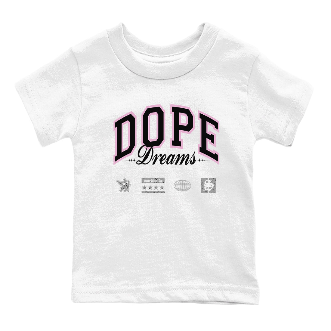 4s Retro Orchid shirts to match jordans Dope Dreams sneaker match tees Air Jordan 4 WMNS Orchid match shoes to clothes SNRT Sneaker Tees Youth Baby White 2 tee