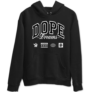 4s White Thunder shirts to match jordans Dope Dreams sneaker match tees Air Jordan 4 White Thunder SNRT Sneaker Release Tees unisex cotton Black 2 crew neck shirts