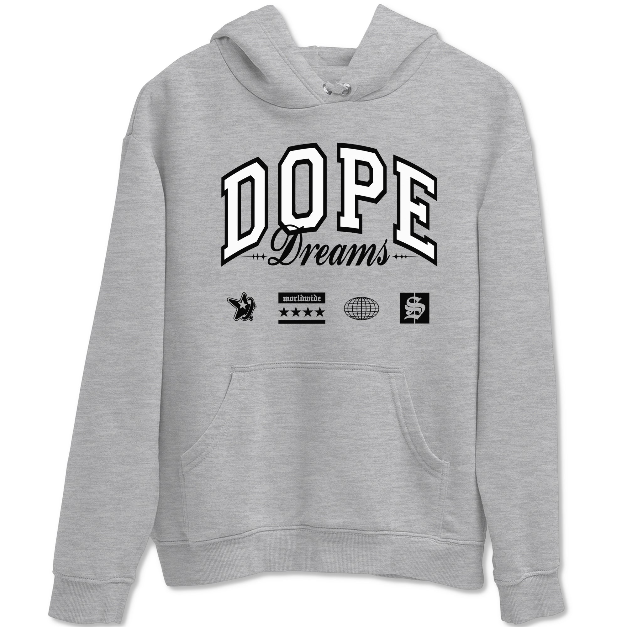 4s White Thunder shirts to match jordans Dope Dreams sneaker match tees Air Jordan 4 White Thunder SNRT Sneaker Release Tees unisex cotton Heather Grey 2 crew neck shirts