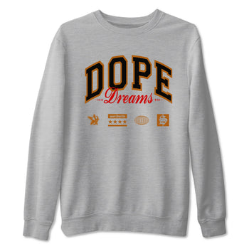 5s Archaeo Brown shirts to match jordans Dope Dreams sneaker match tees Air Jordan 5 Archaeo Brown SNRT Sneaker Release Tees unisex cotton Heather Grey 2 crew neck shirts