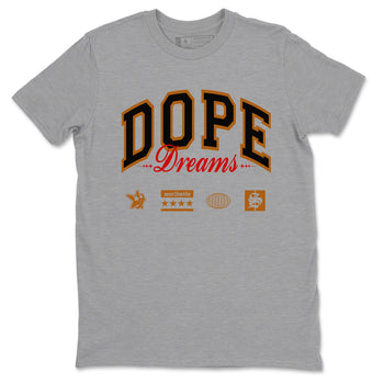 5s Archaeo Brown shirts to match jordans Dope Dreams sneaker match tees Air Jordan 5 Archaeo Brown SNRT Sneaker Release Tees unisex cotton Heather Grey 2 crew neck shirts