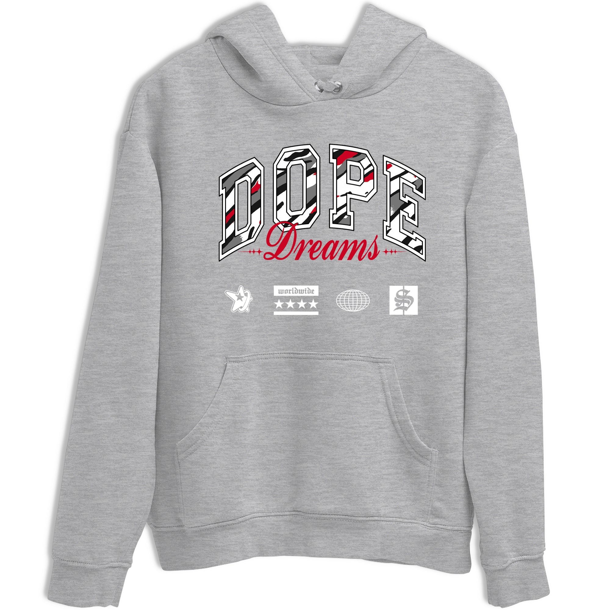 Sneaker Threads – Sneaker Tees To Match Air Jordan 8 Bunny – Dope Dreams Graphic Tee Heather Grey 2. Perfect for Jordan releases 2025 colorways.
