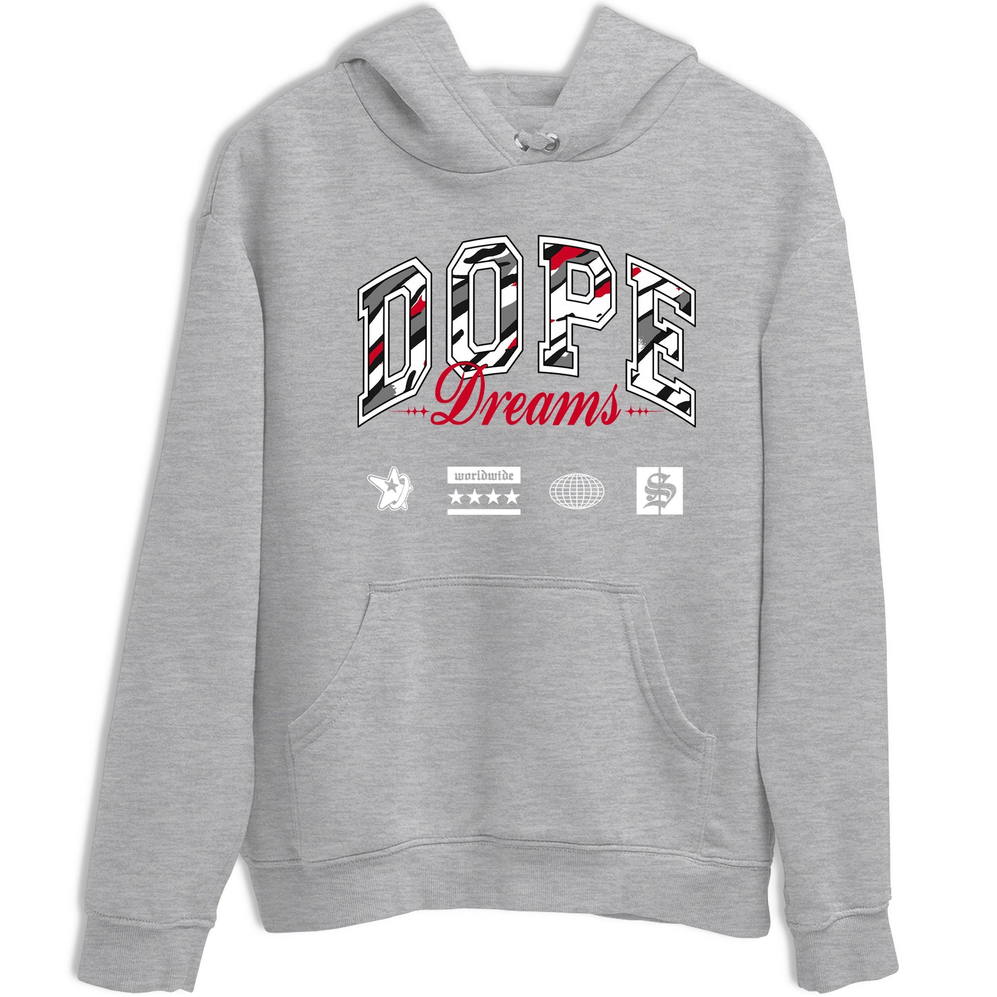 Sneaker Threads – Sneaker Tees To Match Air Jordan 8 Bunny – Dope Dreams Graphic Tee Heather Grey 2. Perfect for Jordan releases 2025 colorways.