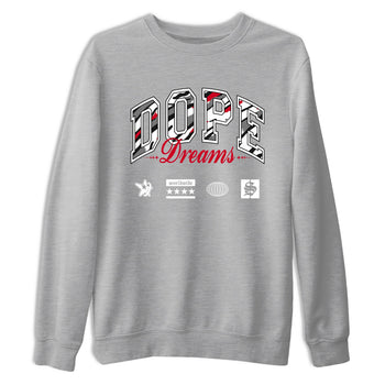 Sneaker Threads – Sneaker Tees To Match Air Jordan 8 Bunny – Dope Dreams Graphic Tee Heather Grey 2. Perfect for Jordan releases 2025 colorways.