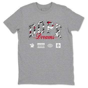 Sneaker Threads – Sneaker Tees To Match Air Jordan 8 Bunny – Dope Dreams Graphic Tee Heather Grey 2. Perfect for Jordan releases 2025 colorways.
