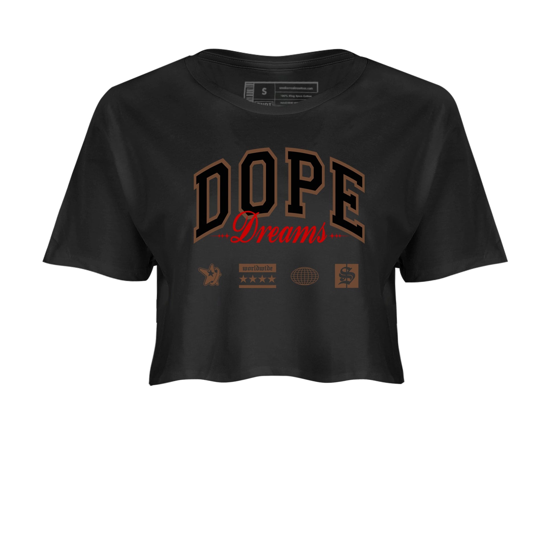 9s Olive shirts to match jordans Dope Dreams sneaker match tees Air Jordan 9 Olive match shoes to clothes SNRT Sneaker Tees unisex cotton Black 2 crop tee