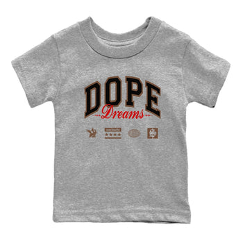 9s Olive shirts to match jordans Dope Dreams sneaker match tees Air Jordan 9 Olive match shoes to clothes SNRT Sneaker Tees Youth Baby Heather Grey 2 tee