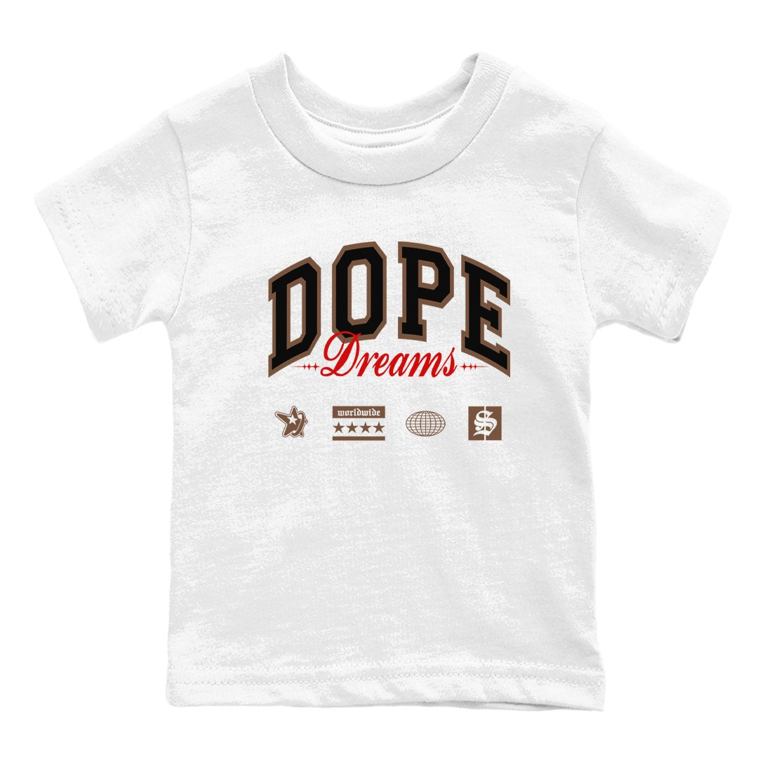 9s Olive shirts to match jordans Dope Dreams sneaker match tees Air Jordan 9 Olive match shoes to clothes SNRT Sneaker Tees Youth Baby White 2 tee