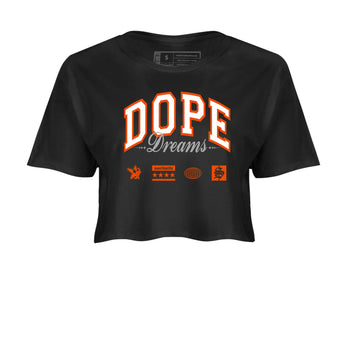 Air Max 1 OG '86 'Summit White and Cosmic Clay shirts to match jordans Dope Dreams sneaker match tees Air Max 1 Cosmic Clay match shoes to clothes SNRT Sneaker Tees unisex cotton Black 2 crop tee