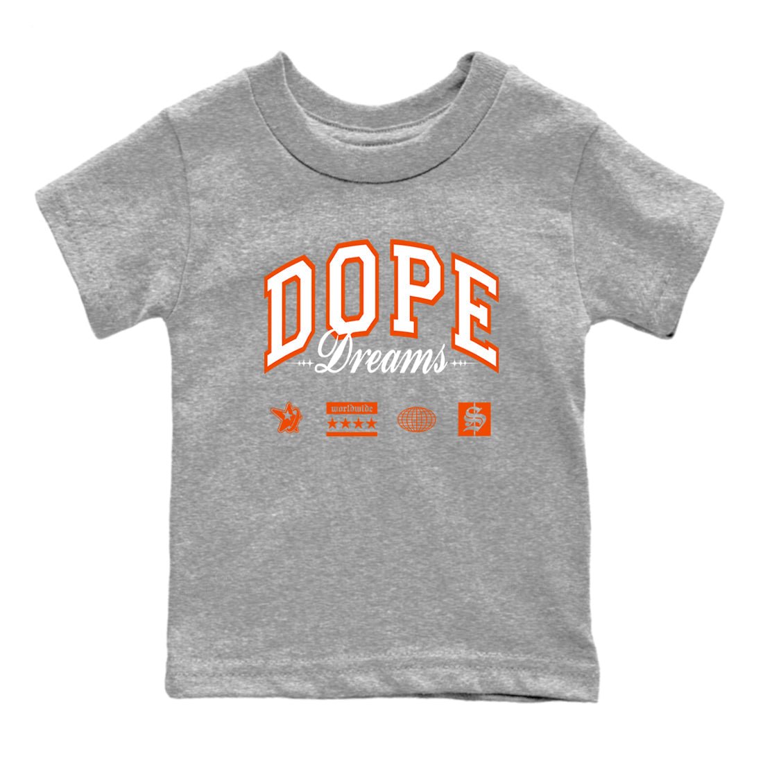 Air Max 1 OG '86 'Summit White and Cosmic Clay shirts to match jordans Dope Dreams sneaker match tees Air Max 1 Cosmic Clay match shoes to clothes SNRT Sneaker Tees Youth Baby Heather Grey 2 tee
