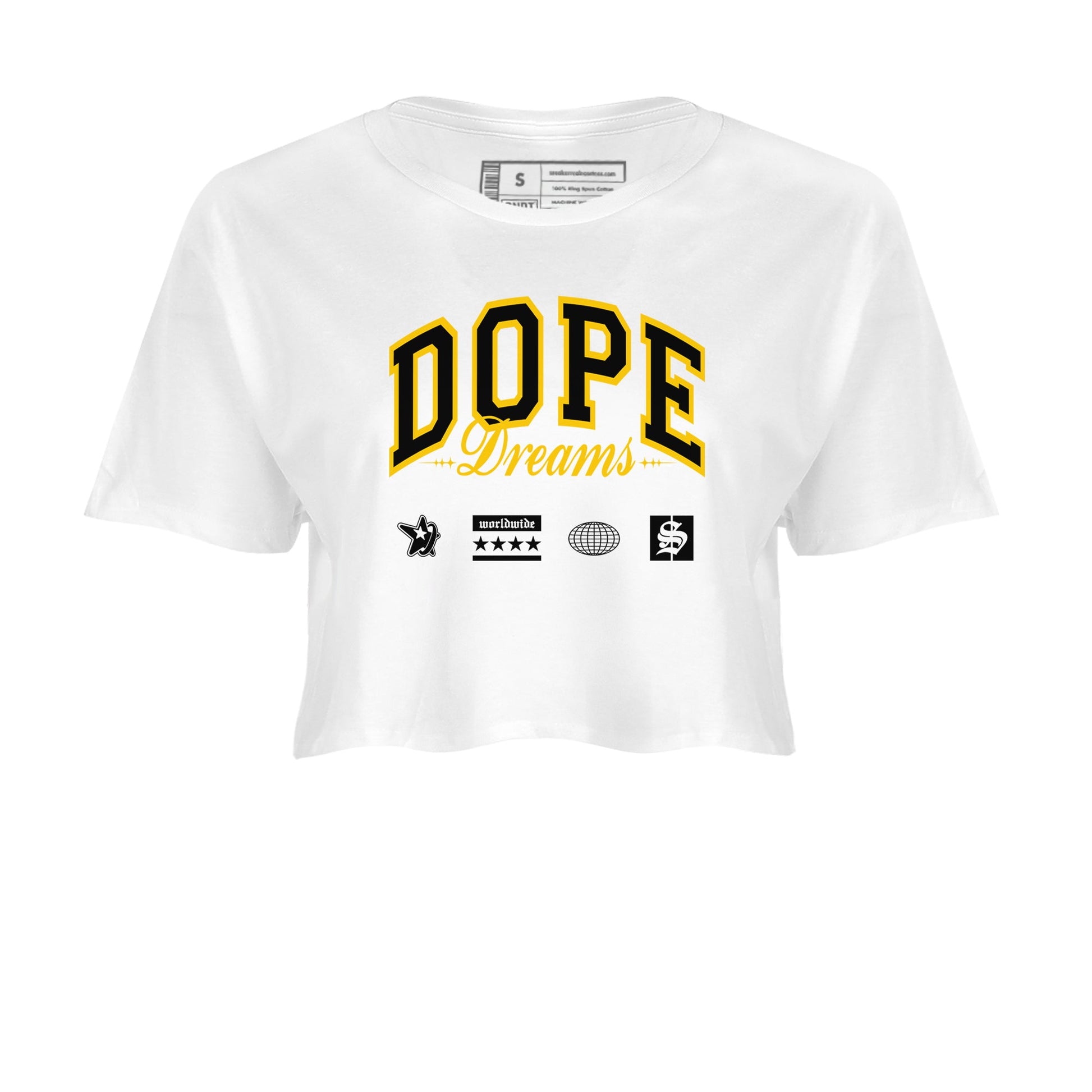 Dunk High Pollen shirts to match jordans Dope Dreams sneaker match tees Dunk High Pollen SNRT Sneaker Release Tees unisex cotton White 2 Crop Shirts