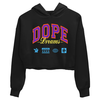 Sneaker Threads – Sneaker Tees To Match New Balance 9060 Prism Purple – Dope Dreams Crop Tee Black 2. Perfect for Jordan releases 2025 colorways.