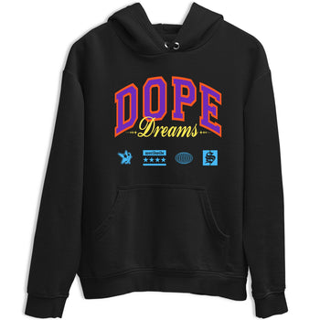 Sneaker Threads – Sneaker Tees To Match New Balance 9060 Prism Purple – Dope Dreams Graphic Tee Black 2. Perfect for Jordan releases 2025 colorways.