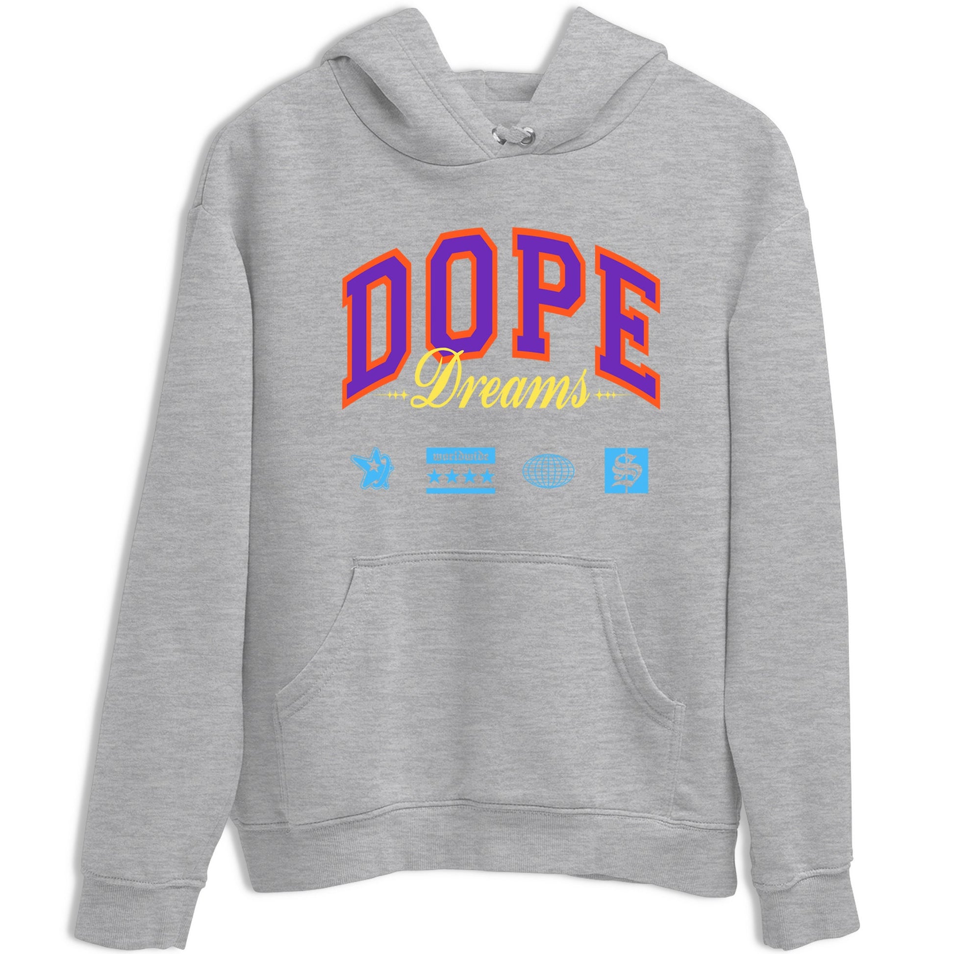 Sneaker Threads – Sneaker Tees To Match New Balance 9060 Prism Purple – Dope Dreams Graphic Tee Heather Grey 2. Perfect for Jordan releases 2025 colorways.