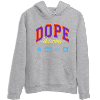Sneaker Threads – Sneaker Tees To Match New Balance 9060 Prism Purple – Dope Dreams Graphic Tee Heather Grey 2. Perfect for Jordan releases 2025 colorways.