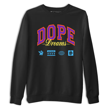 Sneaker Threads – Sneaker Tees To Match New Balance 9060 Prism Purple – Dope Dreams Graphic Tee Black 2. Perfect for Jordan releases 2025 colorways.