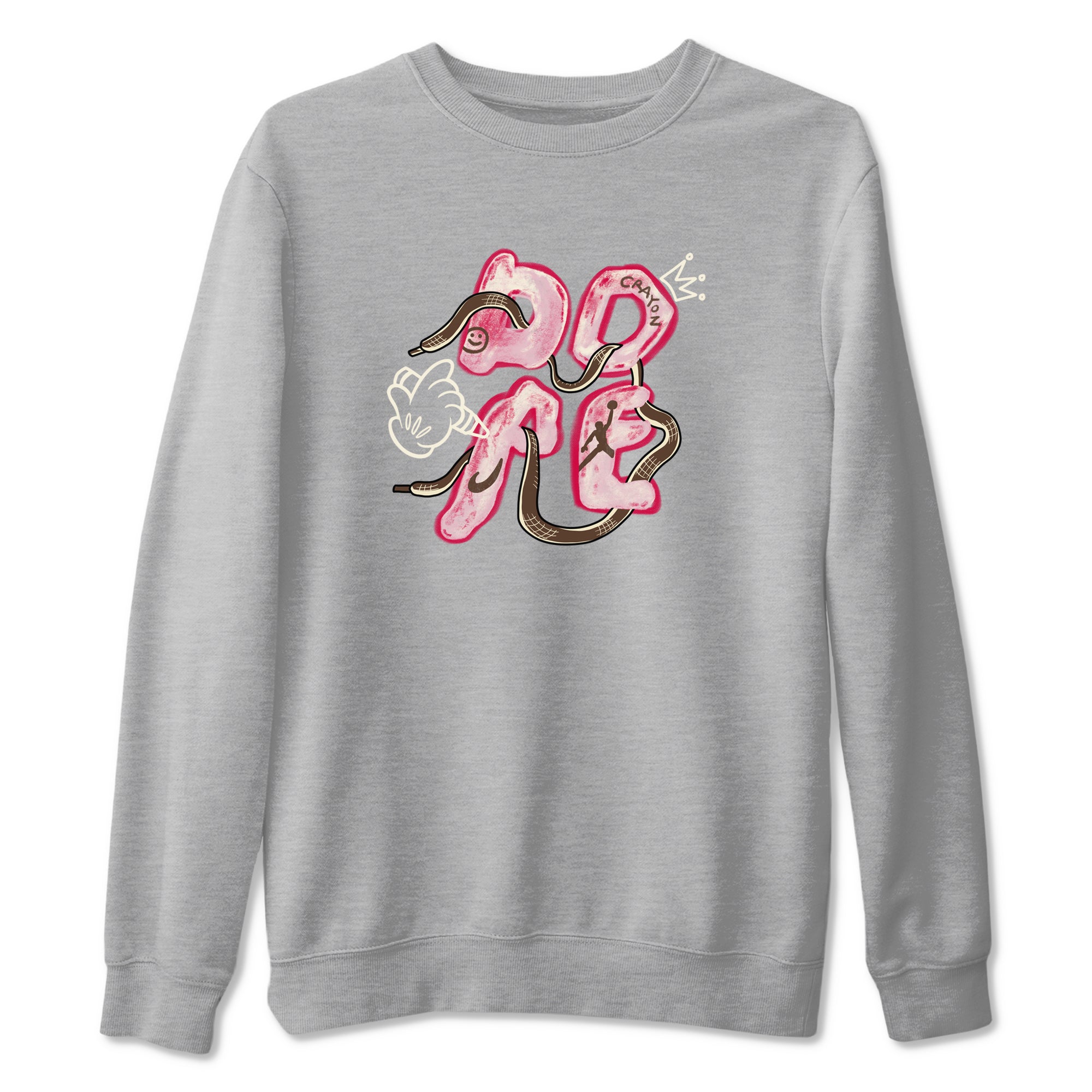 Dunk Cacao Wow And Pink Foam shirts to match jordans Dope sneaker match tees Dunk Cacao Wow And Pink Foam SNRT Sneaker Tees streetwear brand Heather Grey 2 unisex cotton tee