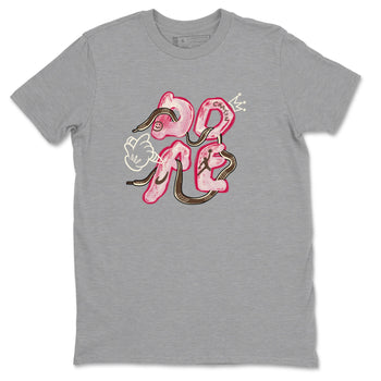 Dunk Cacao Wow And Pink Foam shirts to match jordans Dope sneaker match tees Dunk Cacao Wow And Pink Foam SNRT Sneaker Tees streetwear brand Heather Grey 2 unisex cotton tee