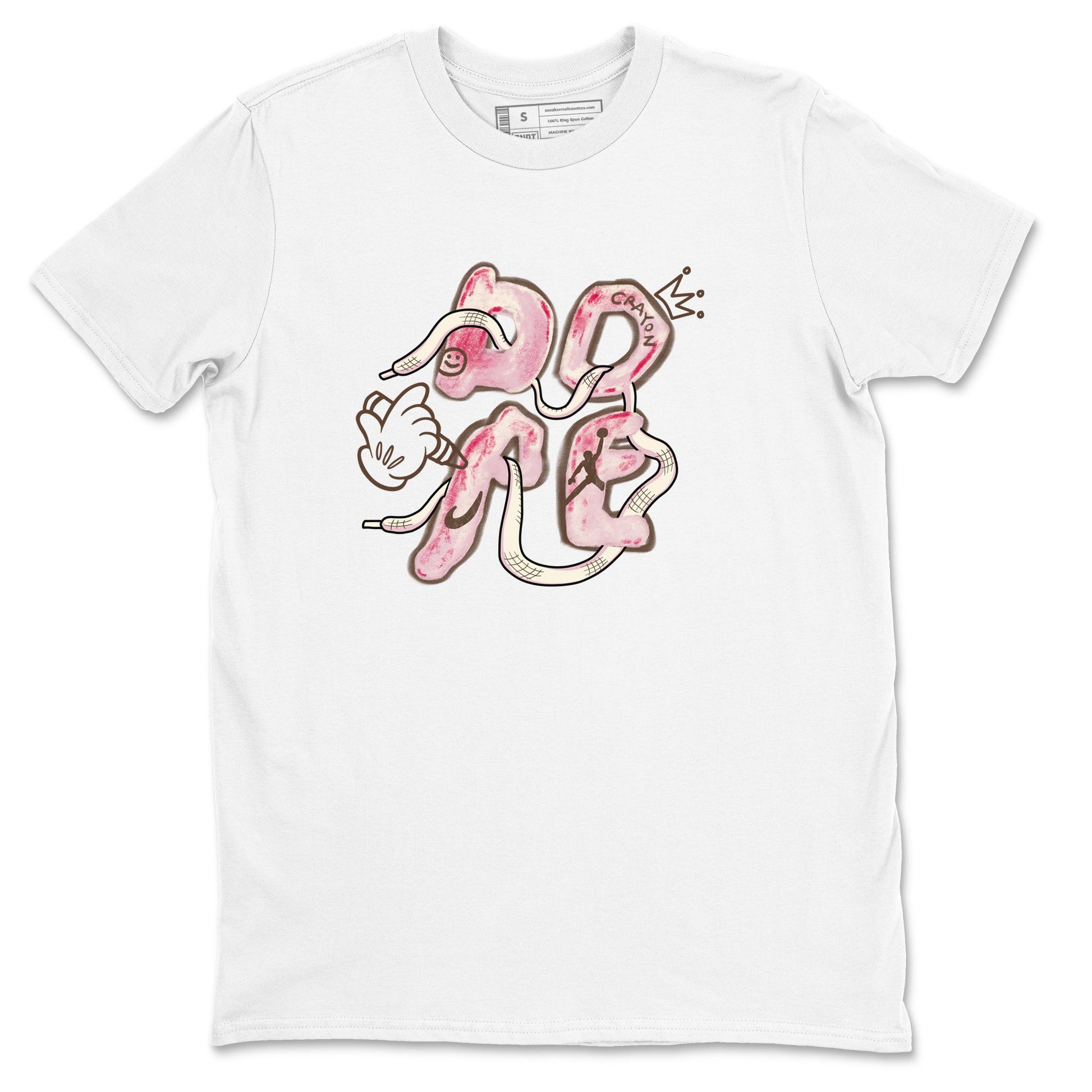 Dunk Cacao Wow And Pink Foam shirts to match jordans Dope sneaker match tees Dunk Cacao Wow And Pink Foam SNRT Sneaker Tees streetwear brand White 2 unisex cotton tee