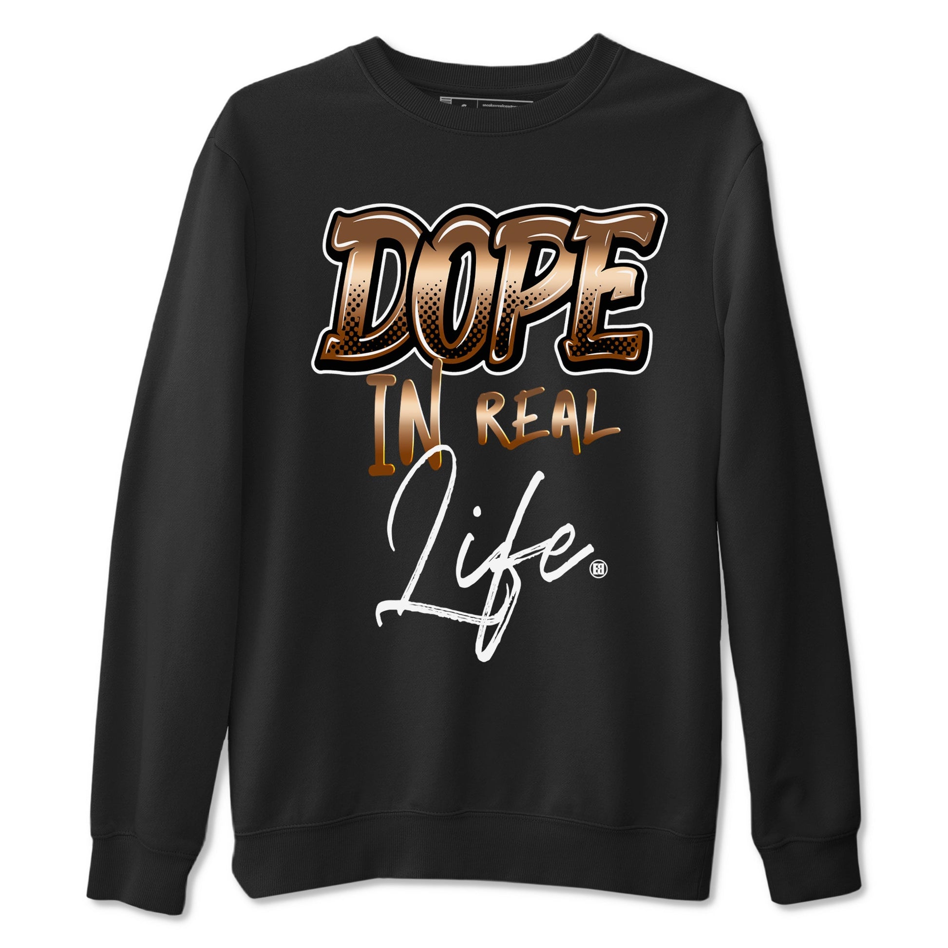 Foams One Metallic Copper shirts to match jordans Dope In Real Life sneaker match tees Air Foamposite One Metallic Copper match shoes to clothes SNRT Sneaker Tees unisex cotton Black 2 shirts