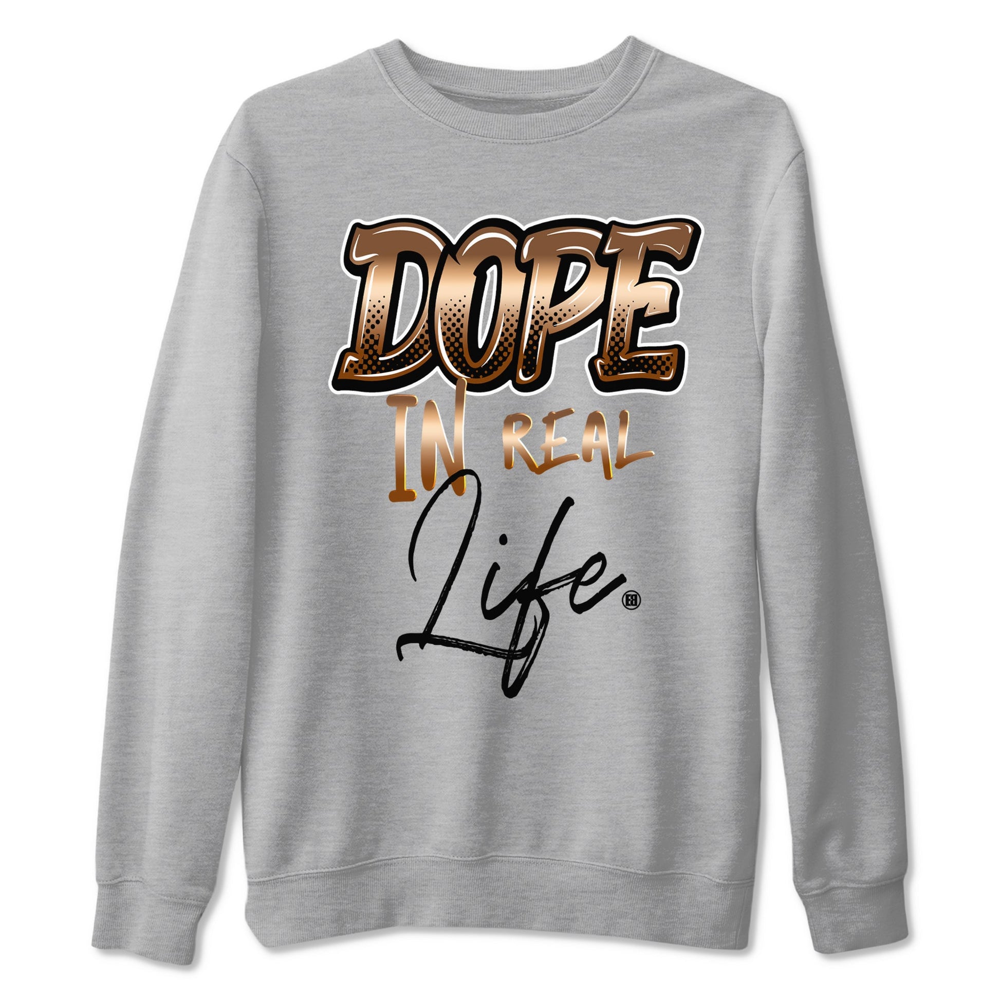 Foams One Metallic Copper shirts to match jordans Dope In Real Life sneaker match tees Air Foamposite One Metallic Copper match shoes to clothes SNRT Sneaker Tees unisex cotton Heather Grey 2 shirts